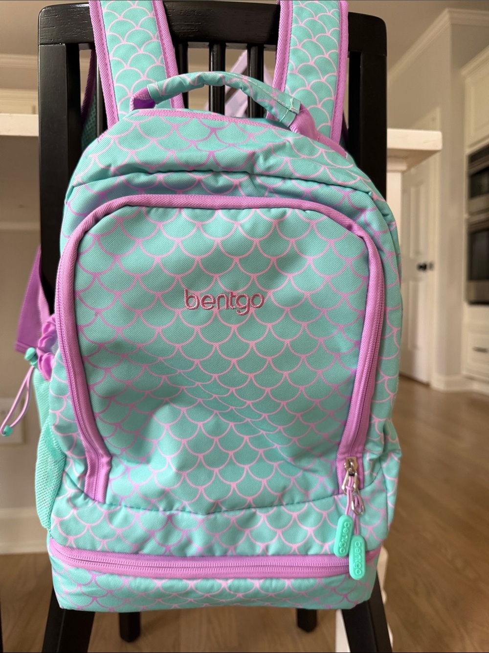 bentgo Mint & Pink Mermaid Print Backpack back to school